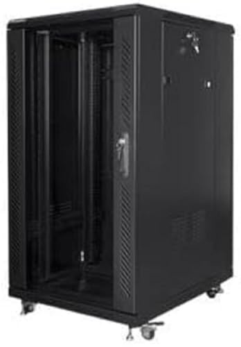 Armario LANBERG Rack 19 22U 600X800 Flat Pack Black Negro
