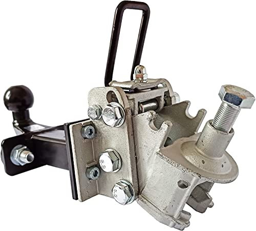 XIMPLIO Extensión de Bola de Enganche Remolque para portabicicletas - para Todo Tipo de Ganchos de Remolque: rígidos y Desmontables (200 mm con función de inclinación)