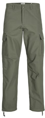 JACK&JONES JPSTKANE JJBARKLEY Cargo Trousers Noos, Agave Green, 36 W/32 L