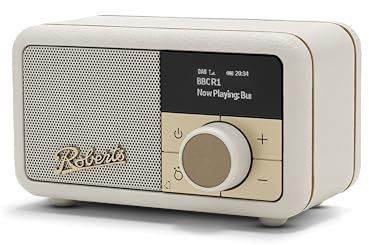Roberts Revival Petite 2 Dab+/FM/Bluetooth avec Alarme Creme