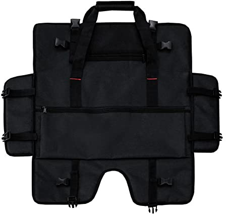 iFutniew Borsa da trasporto per schermi LCD e monitor da 24 pollici, protettiva da viaggio per monitor da 24 pollici, nera