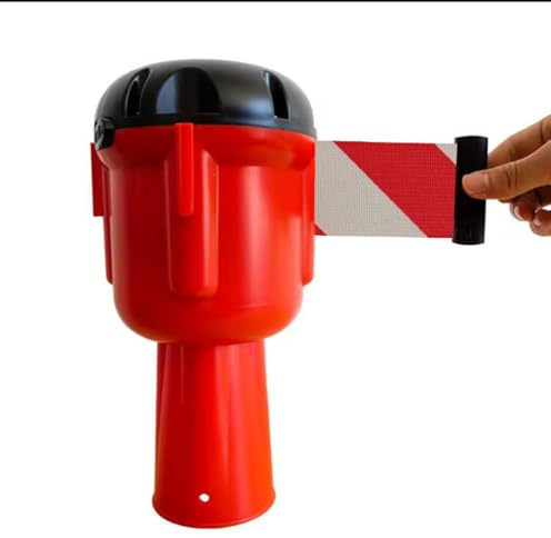 Cokvbato Cinta Retráctil para Rematar Conos De Tráfico(10m(32.8ft))