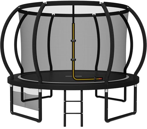 JUMMICO Trampolino da Giardino per Bambini con Rete di Sicurezza - Diametri 228, 305, 366, 427 cm - Tappeto Elastico e Molla Portata Massima 150 kg