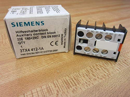 Siemens – Block/Lock Auxiliary Contact 22E 4 A