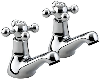 Bristan R 1/2 C Regency Basin Taps - Chrome