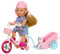 Simba 105730783 - Evi Love Bike Tour, 2-fach sortiert, es wird nur ein Artikel geliefert, Spielpuppe mit Fahrrad, Anhänger und süßem Hund, 12cm, ab 3 Jahre