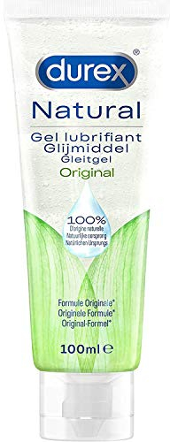 Durex Naturals Pure, Water Based Lube, 100ml Each, Natural Ingredients, pH Neutral, Suitable for Vaginal Moisture and Dryness