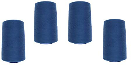 4 Konen Overlockgarn Nähgarn VIGA 120 (1214 - jeansblau)