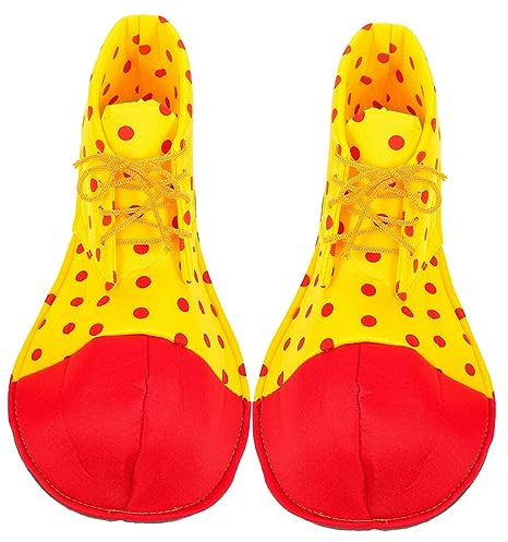NOLITOY Clown-kostümschuhe Aus Pu Für Cosplay Und Auftritte Leicht Und Haltbar Für Halloween-Partys Und Zirkus-Events