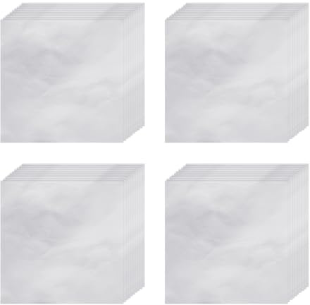QUARKZMAN 300pz Fogli di Alluminio per Caramelle, 10cm x 10cm Fogli Barrette Cioccolato Carta Foglio Alluminio per Decorazione Confezioni Caramelle al Caramello (Argento, Finitura Brillante)