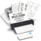 iDPRT Portable Printers Wireless for Travel,MT610 Mini Thermal Printer A4,Bluetooth Printer for Travel,Home,Study,Wireless Printers for Home Use Compatible with iOS,Android and PC,Black