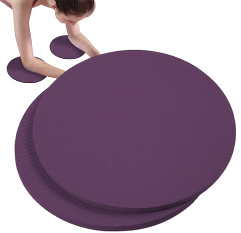 Cuscinetti da allenamento per pavimento, yoga, punti al ginocchio, traspiranti, non scorrevoli, 1 paio di da yoga pieghevoli, per esercizi e fitness, per casa, viaggi, studio, attività