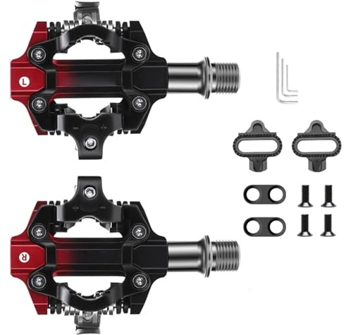 Wynrzyj Pedale della bicicletta ad alte prestazioni facile da installare Pedali Con Tacchetti Lucchetto Bicicletta Leggera Design Liscio Con Sistemi Look Bicicletta Clic