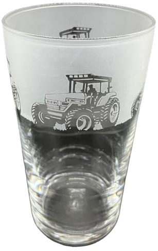 Milford Collection Animo Glass Verre à bière Motif tracteur, ANT29TRACTOR