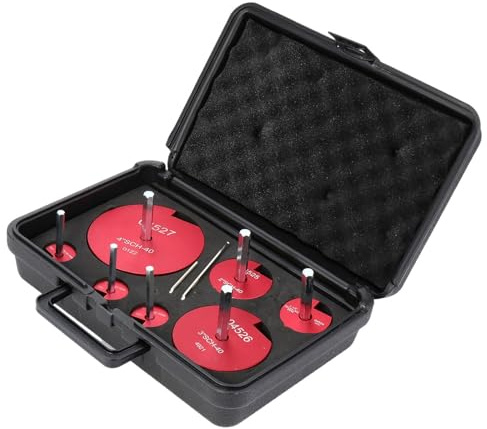 perfk Juego de 7 escariadores de tuberías de PVC, protector de conexión de PVC, profesional, protector de enchufe de PVC de alto rendimiento, kit de