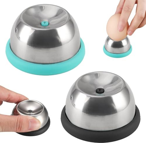 YALiya 2 Pezzi Perforatore per Uova, Punture Di Uova, Punzone per con Ago in Acciaio Inossidabile, Pratico Apriuova per Forare le uova in Cucina, nei Ristoranti e nei bar (nero/verde)