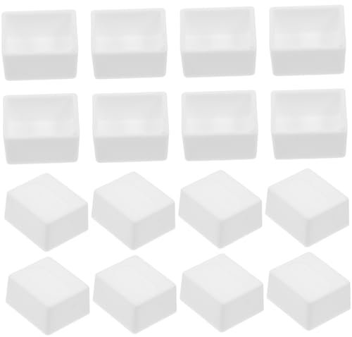 DOITOOL 12pezzi Palette Vuote in Plastica Per Acquerelli Piccole Mezze Cialde Per Pittura Olio e Acrilica Adatte Per Pittura Casa All Aperto Viaggio