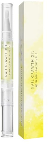 Nail Growth Oil Pen, 3ml Cuticle Care Applicator, Moisturizing StrengthSerum for Brittle Nails, Nourishing TreatmentOil, Nail Repair Tool for Salon Home Manicure Pedicure