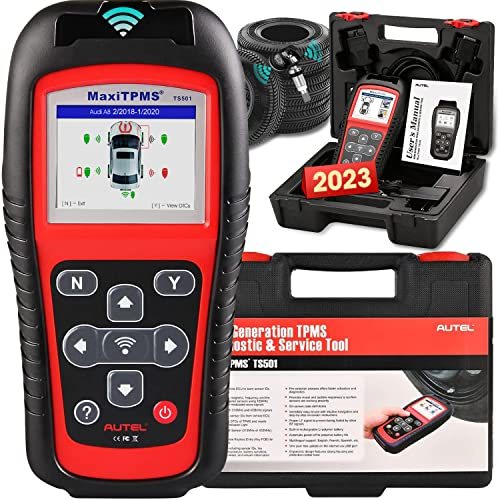 Autel MaxiTPMS TS501 PRO, Professional für Aktivieren/Neulernen Meisten RDKS Sensoren, TPMS Reset, TPMS Programmierung Autel MX-Sensoren, 2025 Gleich wie TS508, Upgrade von TS501 TS408S, TPMS Diagnose
