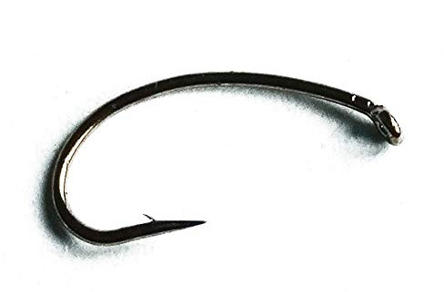 50 x MASUDZURI fly hooks - D052 (bronze) - For caddis fly tying - 2X Short - 1X Fine - H12