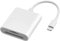 Veetone Lightning to SD Card Camera Reader for iPhone iPad, Apple MFi Certified Dual Card Slot Micro SD/SD Memory Card Reader Adapter, Trail Game Camera Viewer, Plug and Play No App Required