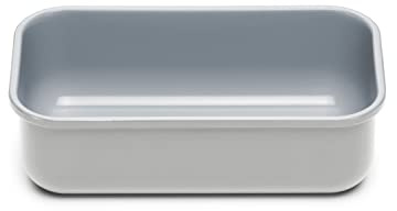 Caraway Non-Stick Ceramic 1 lb Loaf Pan - Naturally Slick Ceramic Coating - Non-Toxic, PTFE & PFOA Free - Perfect for Pound Cakes, Breads, & More - Gray