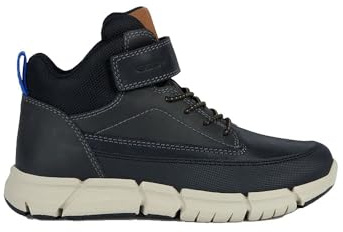Geox Boy's J Flexyper Ankle Boot, Nero, 40 EU