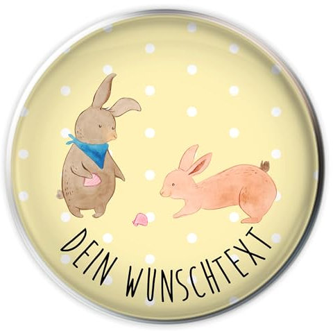 Mr. & Mrs. Panda Personalisierter Waschbecken Stöpsel Hasen Muschel - Personalisierte Geschenke, Papa, Strand, Bruder, Waschbeckenstöpsel mit Motiv,
