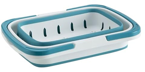 1 x dusch caddyy korg – fällbart badrum med handtag, lådor för shower, organisatör basketbin, bärbar förvaringsbin för badrum, husbil, , dorm, camping, skola, lägenhet, , vuxna, barn