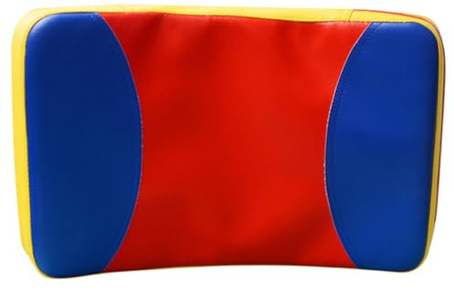 GLEAVI Pao de Frappe pour Kickboxing Grosse Taille 3 Couleurs Coussin de Frappe Incurvé en Cuir Épais Protection de Corps pour Boxe et Arts Martiaux Outil D’Entraînement Taekwondo et