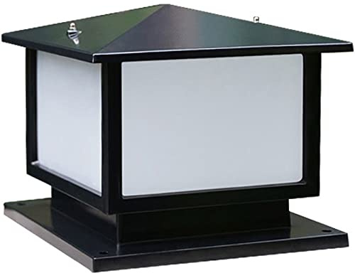 Lampadaire rétro européen LED colonne décorative de portail de jardin pilier extérieur cour lanterne paysage éclairage pour zones communautaires élégant pilier éclairage