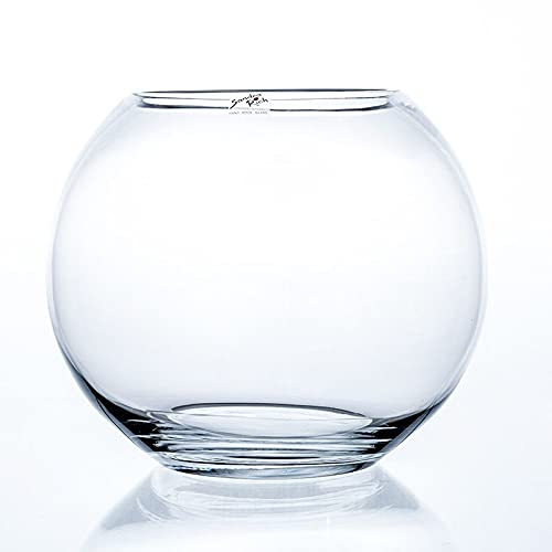 Sandra Rich Kugelvase, Glaskugel Globe H. 20,5cm D. 25cm transparent rund