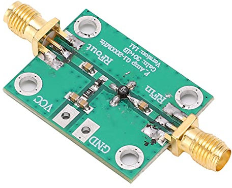 RF Wideband Amplifier, 0.1-2000MHz RF Aerial Amplifier RF Amplifier Module Low Noise High Gain Wideband RF Amplifier 30dB LNA Board Module for Short Wave, FM Radio, Remote Control Receiver