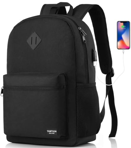 17,3 Pulgadas Mochila para Ordenador Portátil para Hombre y Mujer,Mochila Escuela Bolsa de Escuela Secundaria para Niñas y Niños