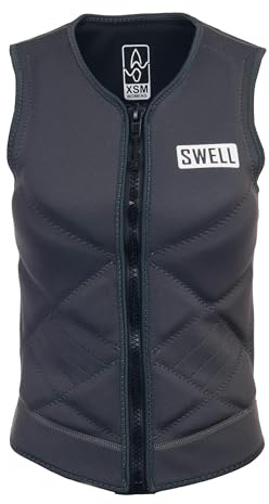 Womens Neoprene Wakesurf Comp Vest - Designed Exclusively for Wake Surfing, but Great for All Other Watersports Activities! (Navy, XS)