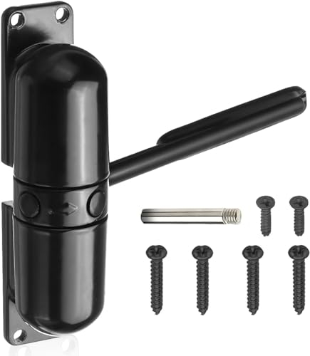 Ferme Porte à Ressort en Acier Massif Hydraulique Réglable Ressort de Traction Fermeture Automatique pour Maison Magasin Bureau