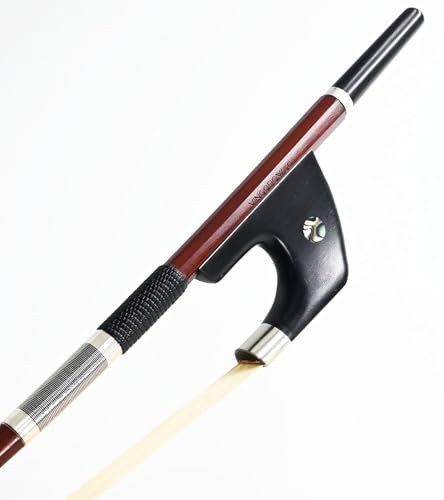 Concert IPE German Style Double Bass Bow TOP Craftsmanship Pernambuco Performance Deep and Powerful Tone Well-selected Mongolian Horse Hair 3/4 sized 500BG