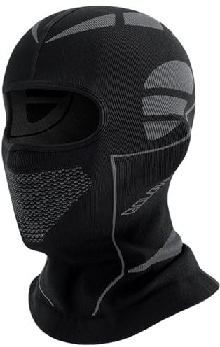 1 Stück Sturmhaube,Fahrrad zubehör,Sturmhaube Motorrad,Motorradhelme Liner,Skimaske Vollgesichtsmaske,Skimaske für Herren und Damen,für Snowboard Outdoorsports Winter(schwarz grau)