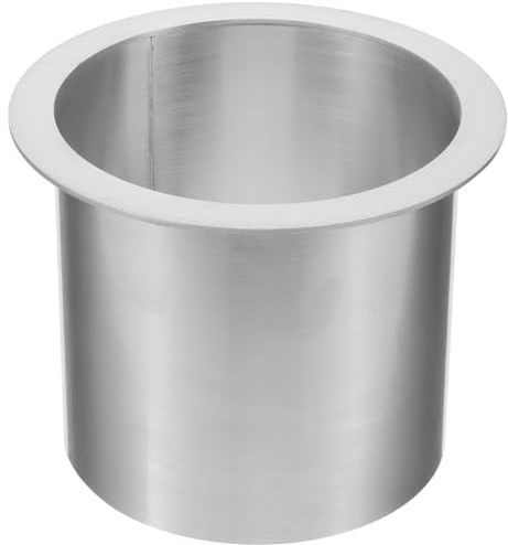 WHAMVOX Trash Chute Grommet Stainless Steel Round Built-in Countertop | Stainless Steel, Round Built-in Design, Space-Saving for Kitchen Counter