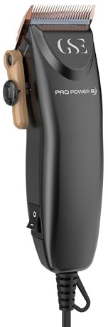 GA.MA Italy Professional, Tagliacapelli Pro Power 8 SM1305, Motore Magnetico Ultrapotente, Lama Ultra-Affilata in Acciaio Inossidabile, Regolazione Leva 0,3-3 mm, 4 Pettini Guida, Kit Manutenzione