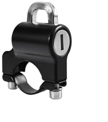 Antivol de casque de moto au design élégant adapté à différents diamètres de guidon