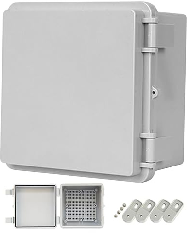 BAIFULAI Kopplingsdosa vattentät IP66, 150 x 150 x 90 mm, distributionslåda för utomhusbruk, kopplingsskåp utomhus med väggmonteringstillbehör, väggmonteringsbox, ytmonterad, industrihus