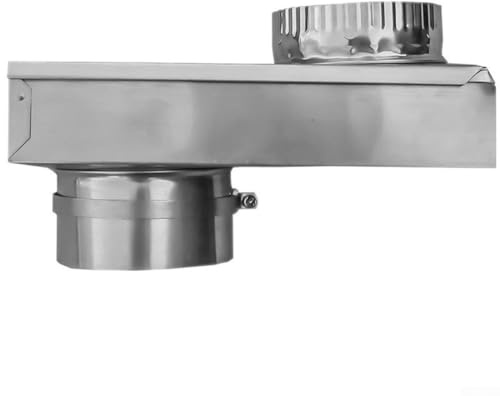 LatoYard Periscopio de escape para secadora, tubo de ventilación ajustable de acero inoxidable, compatible con la mayoría de secadoras, evita obstrucciones y garantiza un flujo de aire eficiente