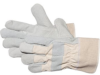 Jah 707 spaltläderhandskar 10 par stulpe standard natur Gr. 10