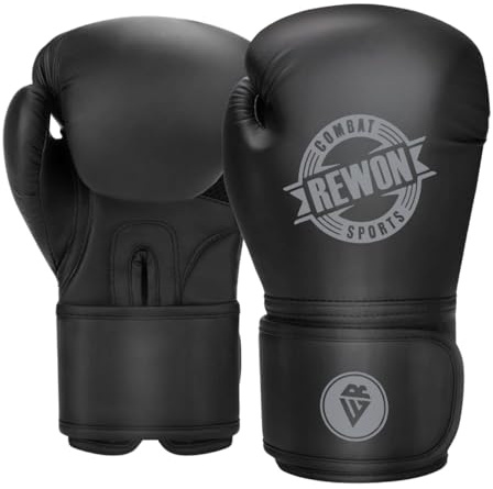 REWON Guantoni Boxe - Muay Thai Kickboxing Allenamento Guanti da Boxe, MMA Sparring Guantoni da Sacco per uomini donne 8oz-16oz