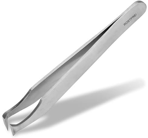 Shehadeh - Pince à épiler à poisson - Pince à arêtes de poisson - Pince à arêtes - Pince à arêtes - Pointe - 11 cm, PQ-39