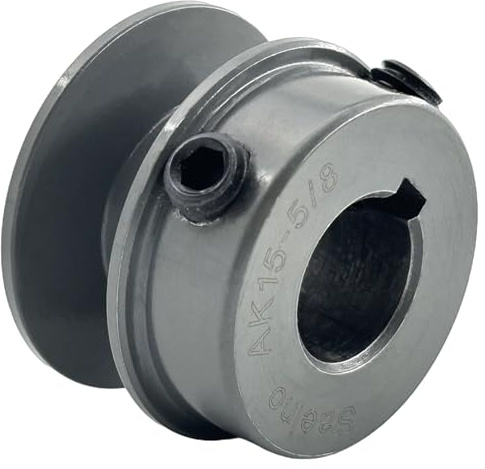 Saelno AK15-5/8 Sheaves,v Belt Pulley 5/8 inch bore 1.55 OD,Motor Pulley Cast Iron for A 3L 4L V-Belts;AK1558 Pulley