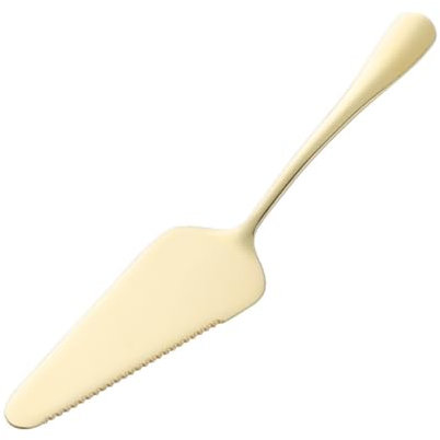 Amosfun pelle à gâteau en acier inoxydable gâteau pâtissier serveur ustensile Coupe- et trancheuses pâtés pelle à pâtisserie en acier inoxydable pelle à gâteau de mariage Golden