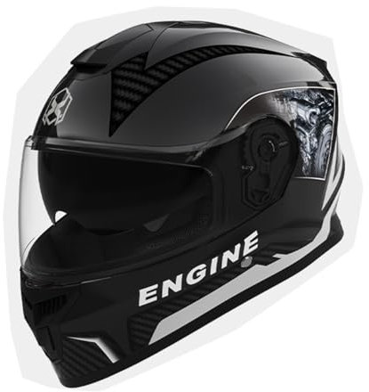ACMEDE Casque Moto Intégral Homme Casque Scooter Femme Adulte 54-61CM, Casque Scooter Intégral avec Double Visière Casque De Moto Adulte avec Pare Soleil Internel Casque de cyclomoteur