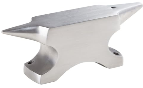 Horn städ | smyckesmakarverktyg rostfritt stål | mini dubbelsidig metallstäd för tråd hammare former | högkvalitativt städsverktyg för guldsmede, silversmide, metallarbete, arbetsbänk